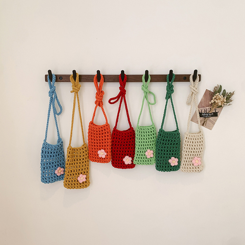 Reusable Bag - 1pcs 새로운 속이 빈 니트 다목적