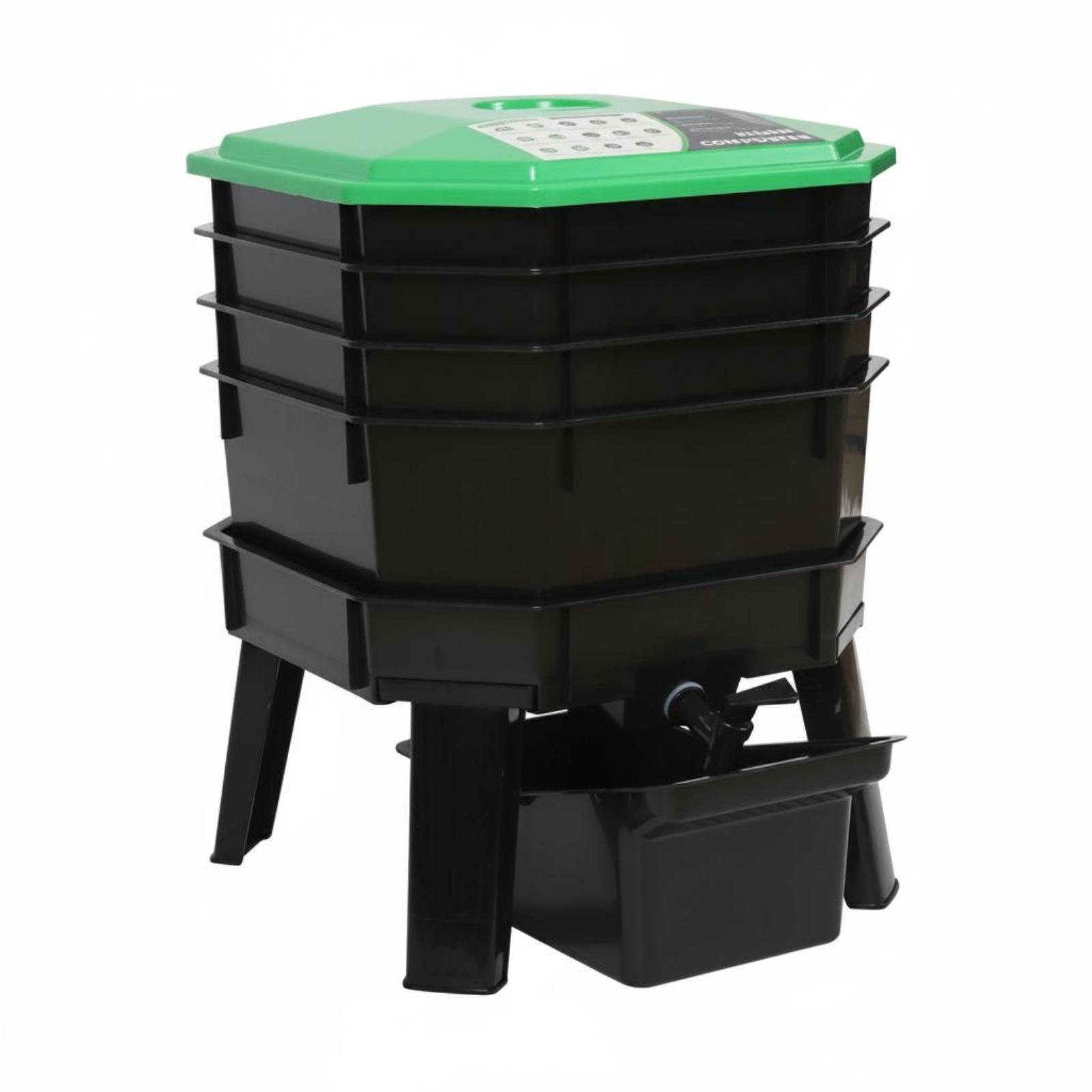 Compost Bin - 손쉬운 조작이 가능한 플라스틱 퇴비화 용기,
