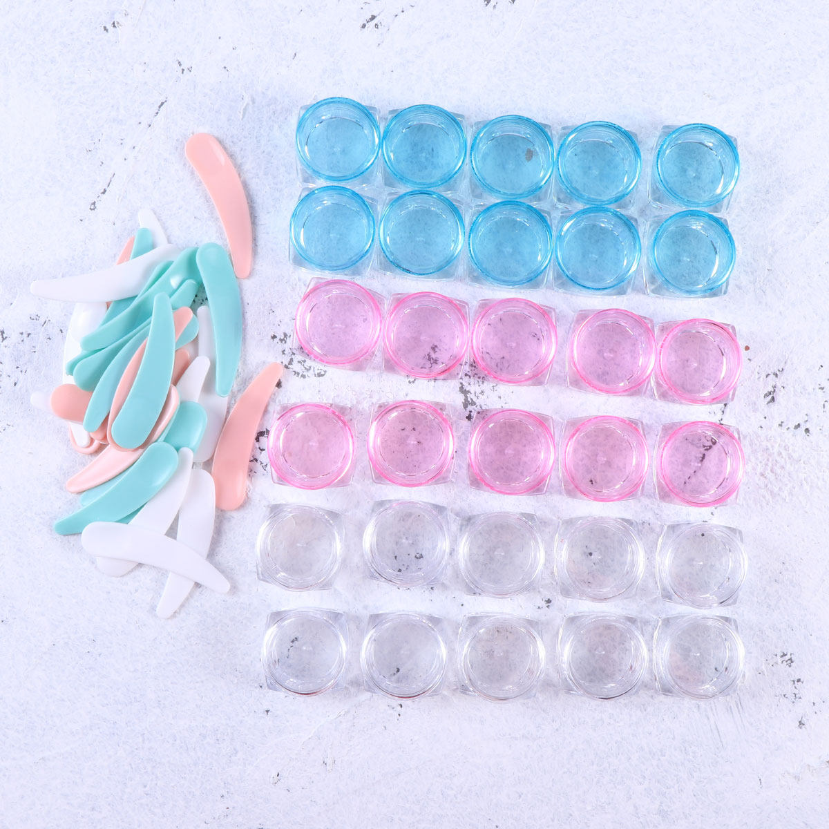30개입 용기 세트, 5g, 사각형 바닥, 투명한 분홍 - Reusable Bottle 리뷰 및 가격
