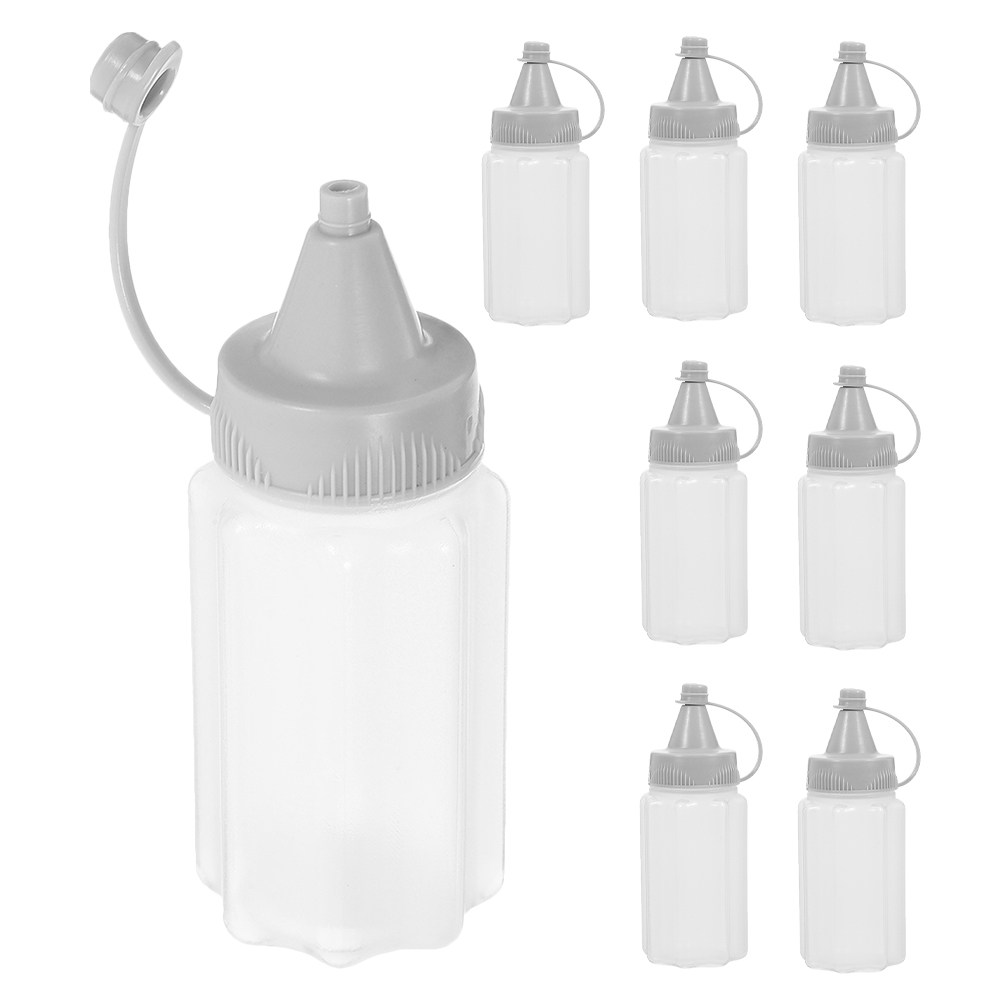 8개 세트, 투명 플라스틱 재질의 주방용 짜서 쓰는 병 - Reusable Bottle 리뷰 및 가격