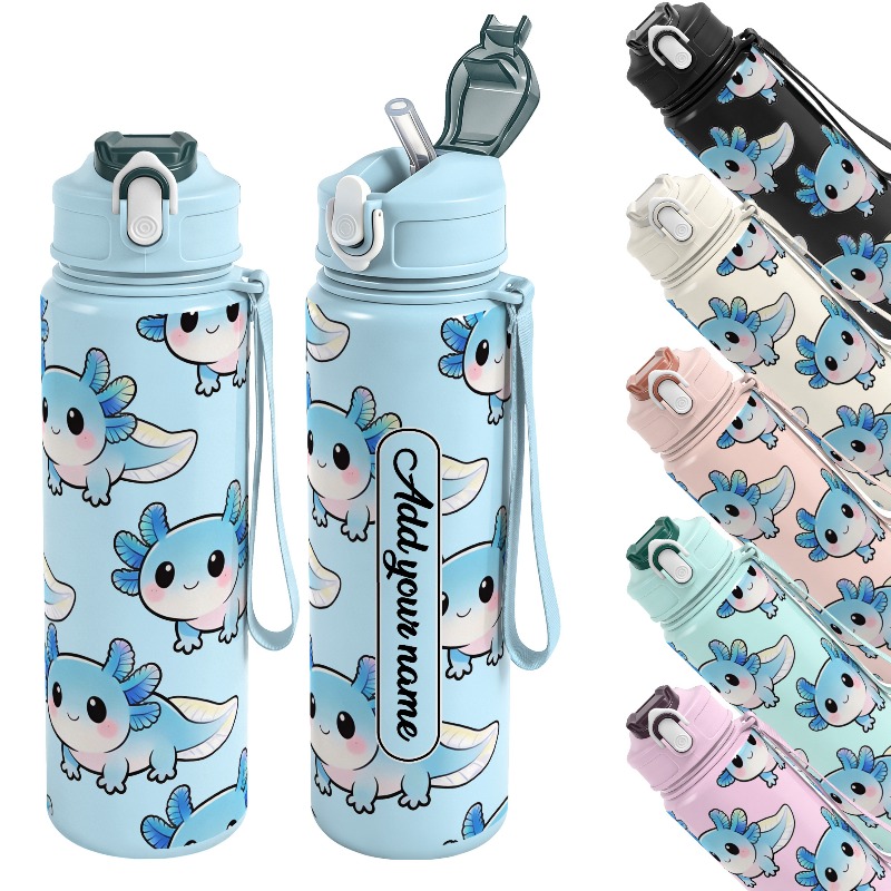 750ml 용량의 맞춤형 이름이 새겨진, 새송이 무늬가 - Reusable Straw 리뷰 및 가격
