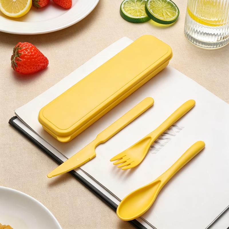 밀짚 재질의 재사용 가능한 식기 세트(나이프, 포크,  - Reusable Straw 리뷰 및 가격
